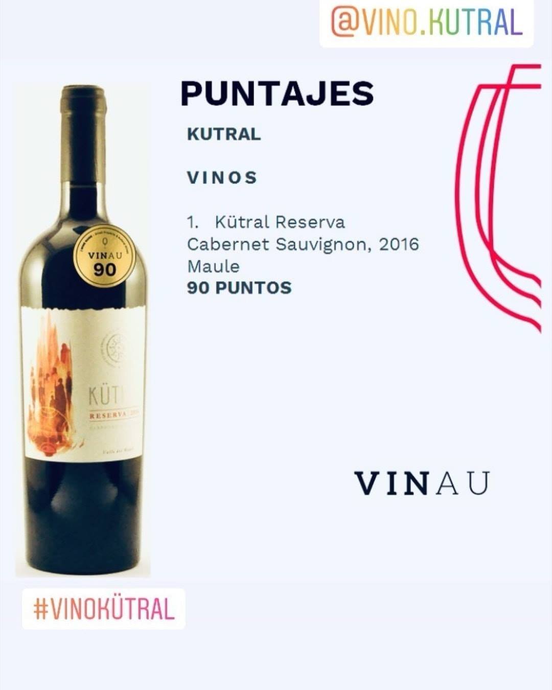 Botella Vino Mapuche Kutral Cabernet Sauvignon Reserva 2016 - Imagen 4