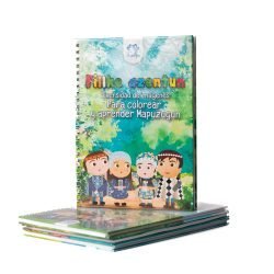 Diversidad de imágenes para colorear y aprender mapuzugun