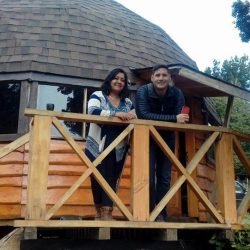 ALOJAMIENTO PARA 5 PERSONAS / DOMO KUYEN  ISLA HUAPI- LOS RÍOS
