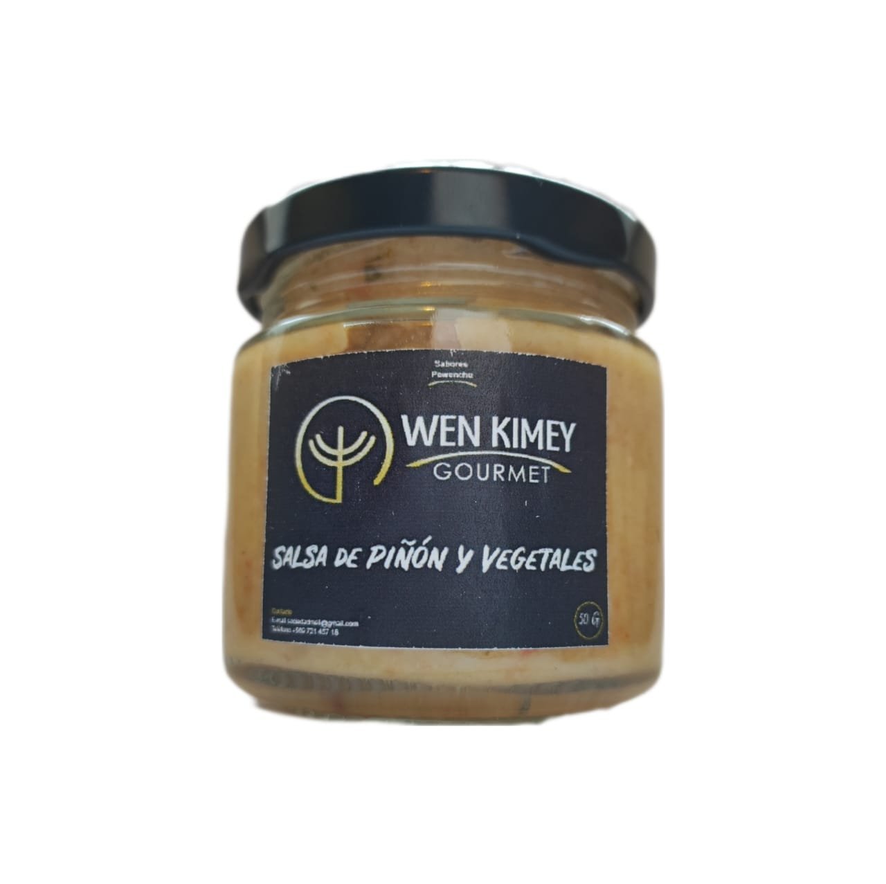 SALSA DE PIÑON Y VEGETALES 50 gramos