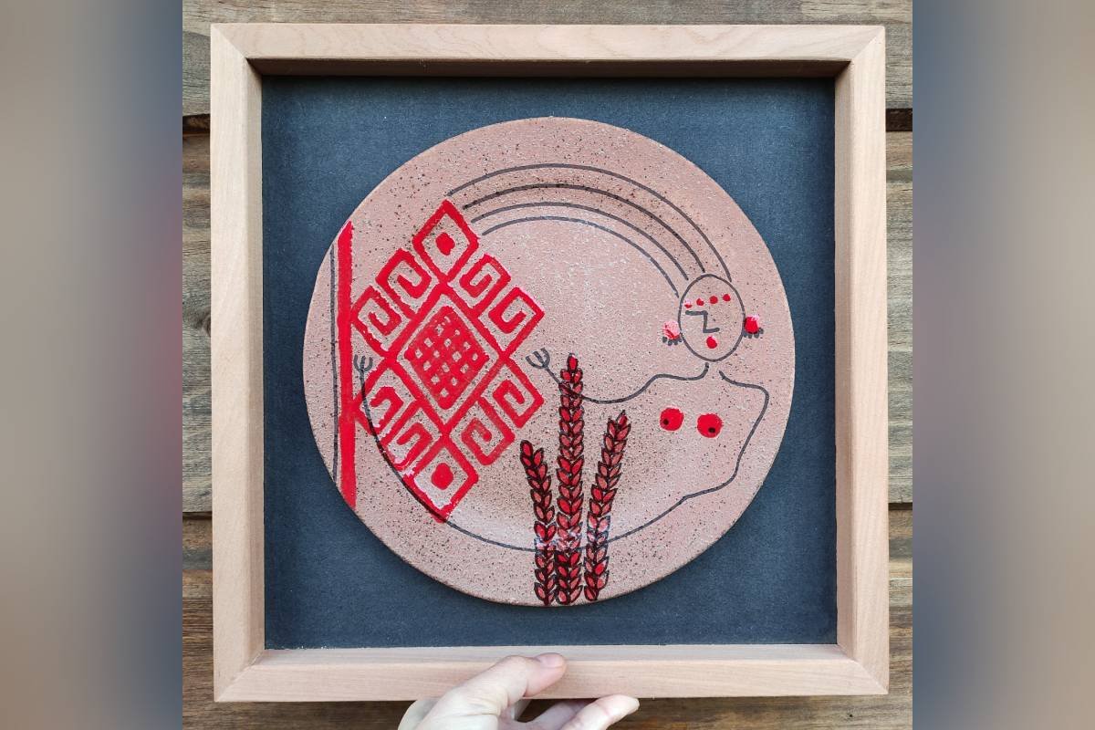 Rali ornamental: Pewma Kelü de una Ñiminkafe