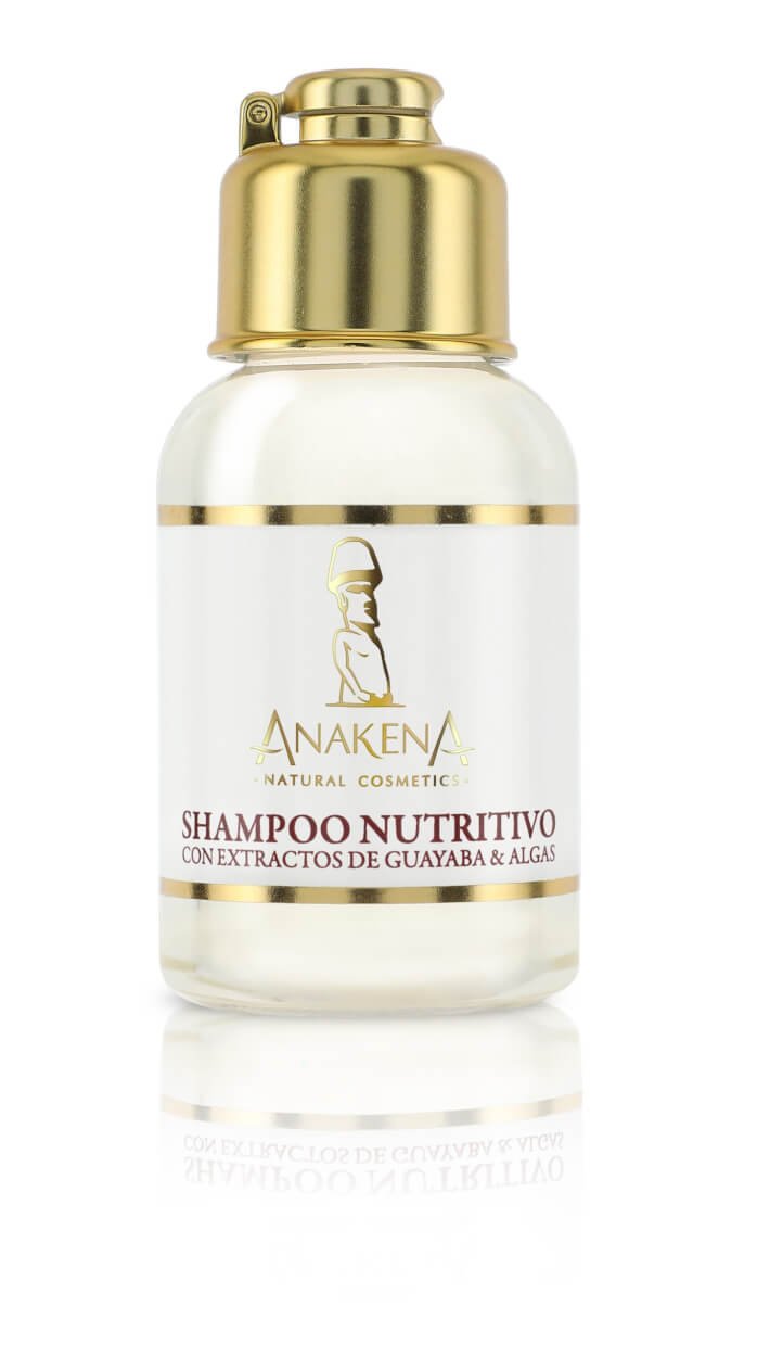 Pack 35ml Anakena Balsamo Y Shampoo Nutritivo con extractos de guayaba y algas - Imagen 4