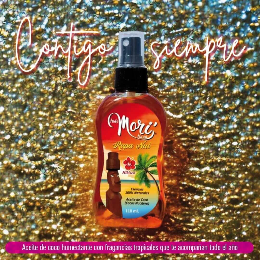 Aceite De Coco con Hibisco Mori Rapa Nui 110 ml - Imagen 2