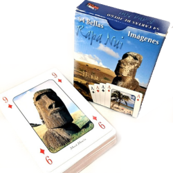 Pack 2 Cajas De Naipes con imagenes de Rapa Nui