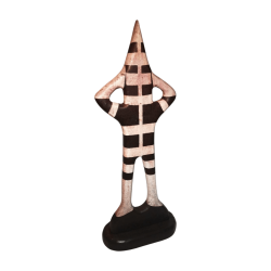 Figura Madera Selknam Matan